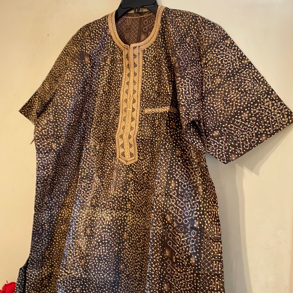 African Tie Dye Dashiki Top
